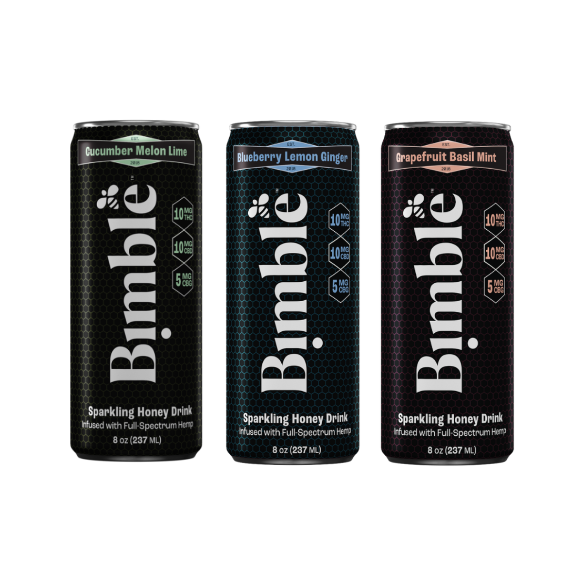 10mg THC Infused Sparkling Honey Drink - Mixed Pack