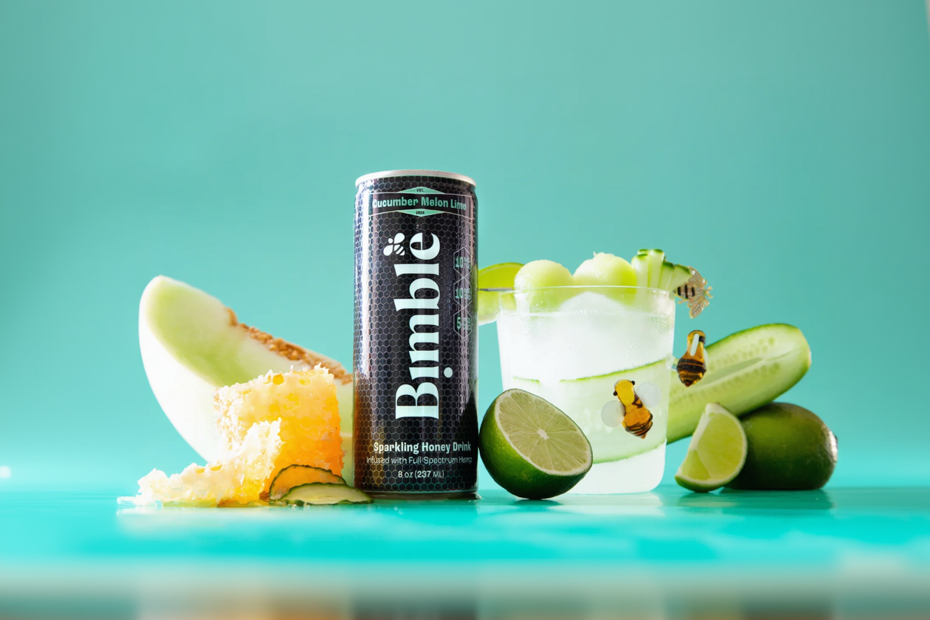Bimble sparkling honey cucumber melon lime 10mgdrink